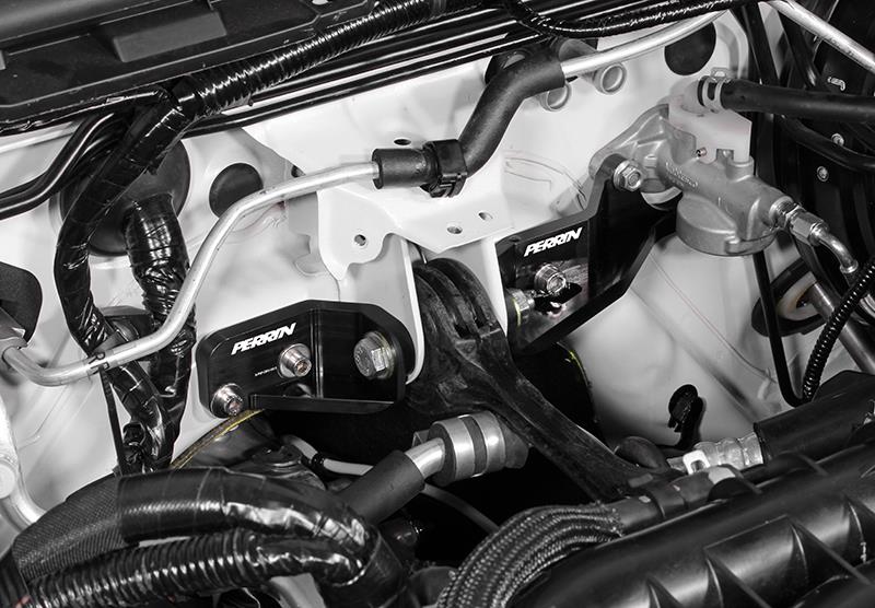 Subaru WRX STI Engine Mount Kit - Perrin Performance - Pitch Stop Mount & Firewall Brace - Black - `15-`21